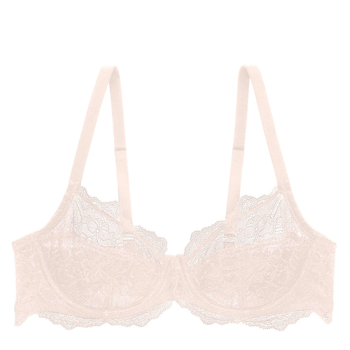 Bare The Demi Lace Wing Bra In Botanical Garden