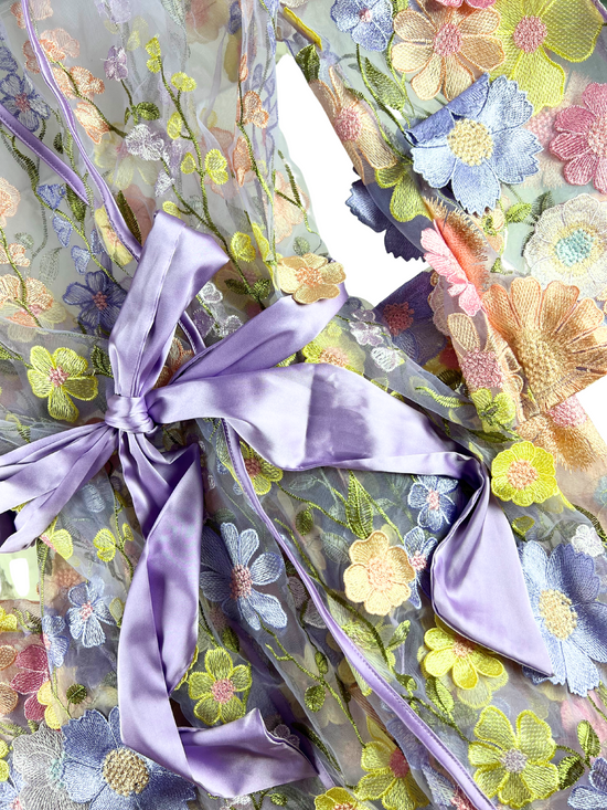 Kilo Brava 3D Floral Maxi Robe