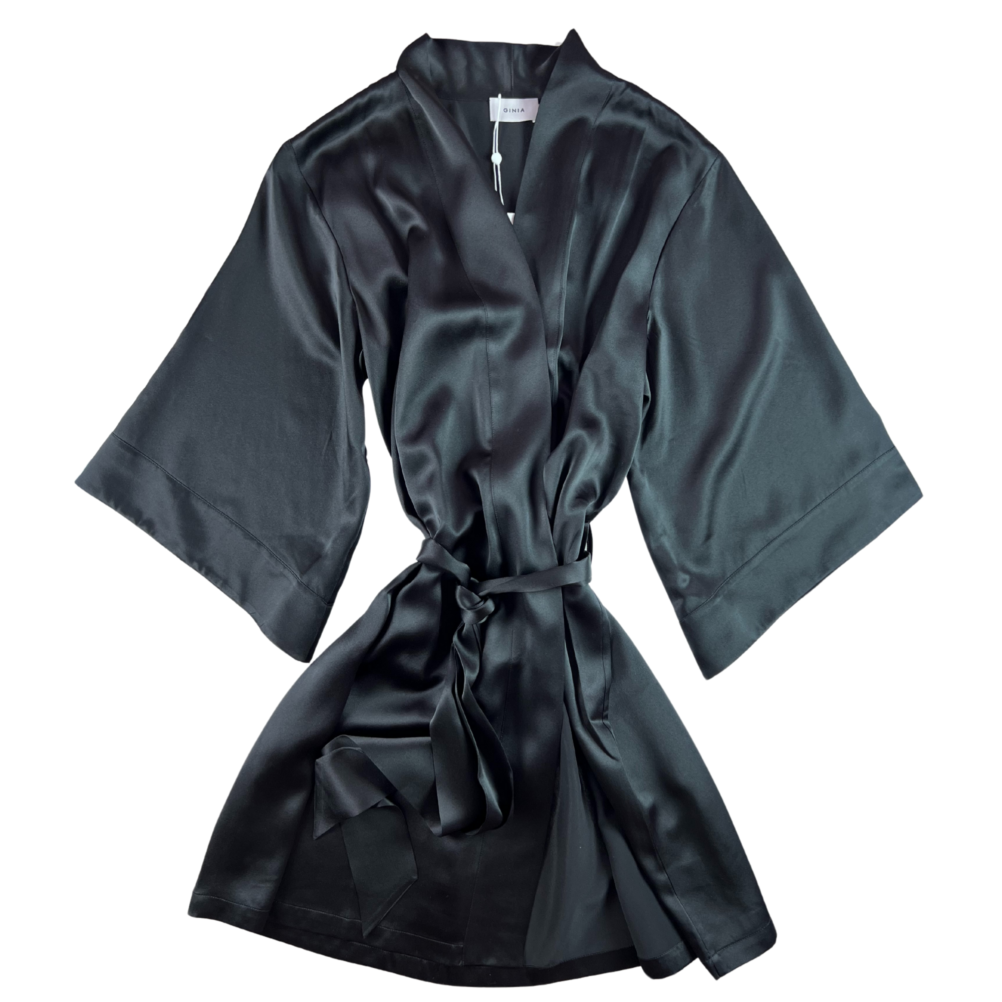 Ginia Silk Wrap Robe