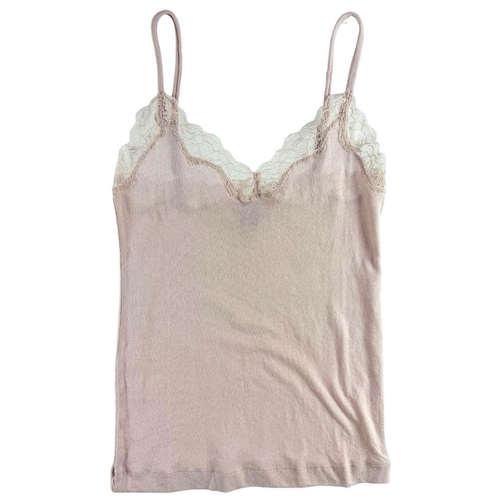 Only Hearts Organic Cotton Cami with Lace