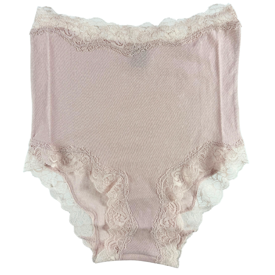 Only Hearts Organic Cotton High Waist Brief with Lace