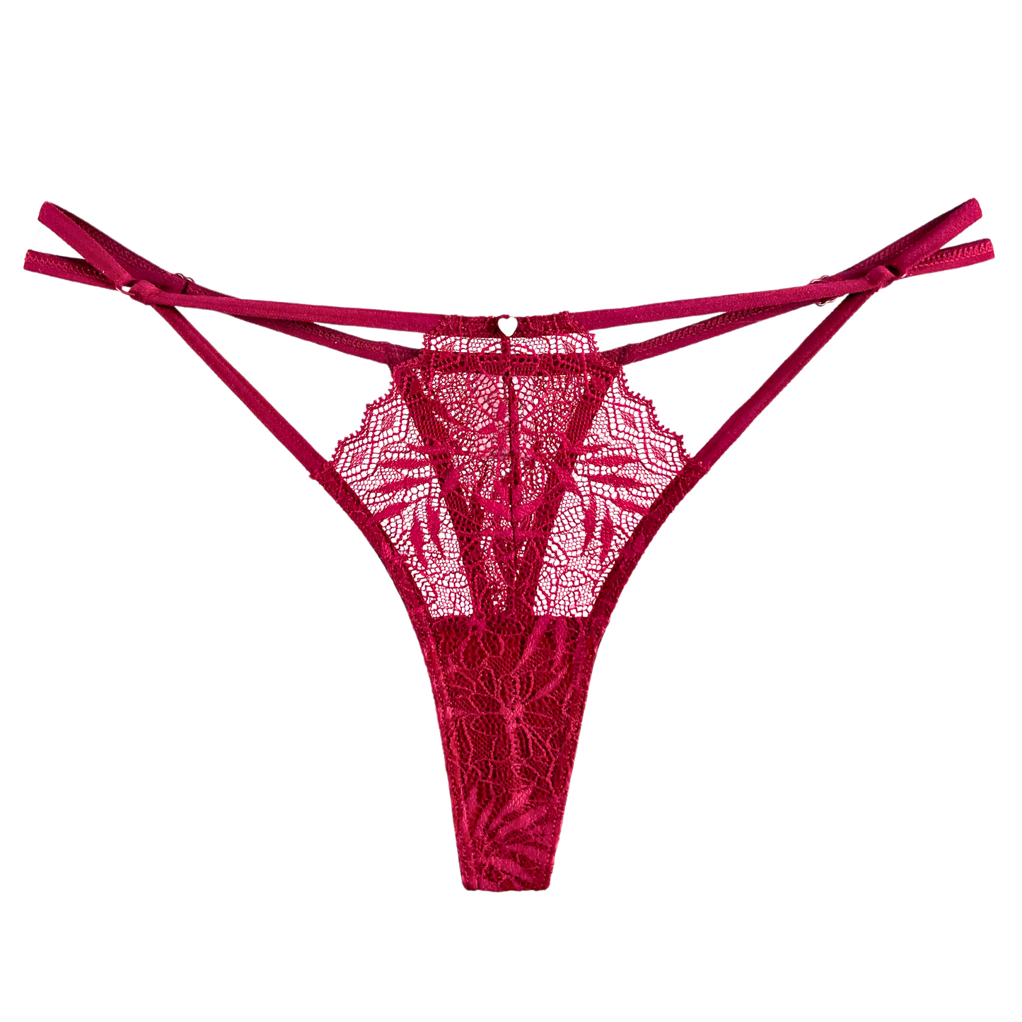 Load image into Gallery viewer, Clo Intimo Selva Adjustable Thong - Rumba Red

