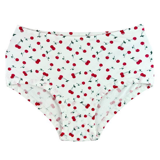 Load image into Gallery viewer, Hanky Panky Play Printed Cotton Boyshort - Cherry
