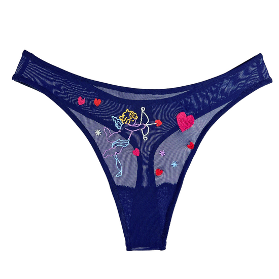 Load image into Gallery viewer, Only Hearts Angel Baby Cupid Vintage Thong - Pacific
