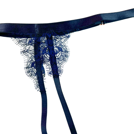 Load image into Gallery viewer, Skarlett Blue Entice Garter Belt
