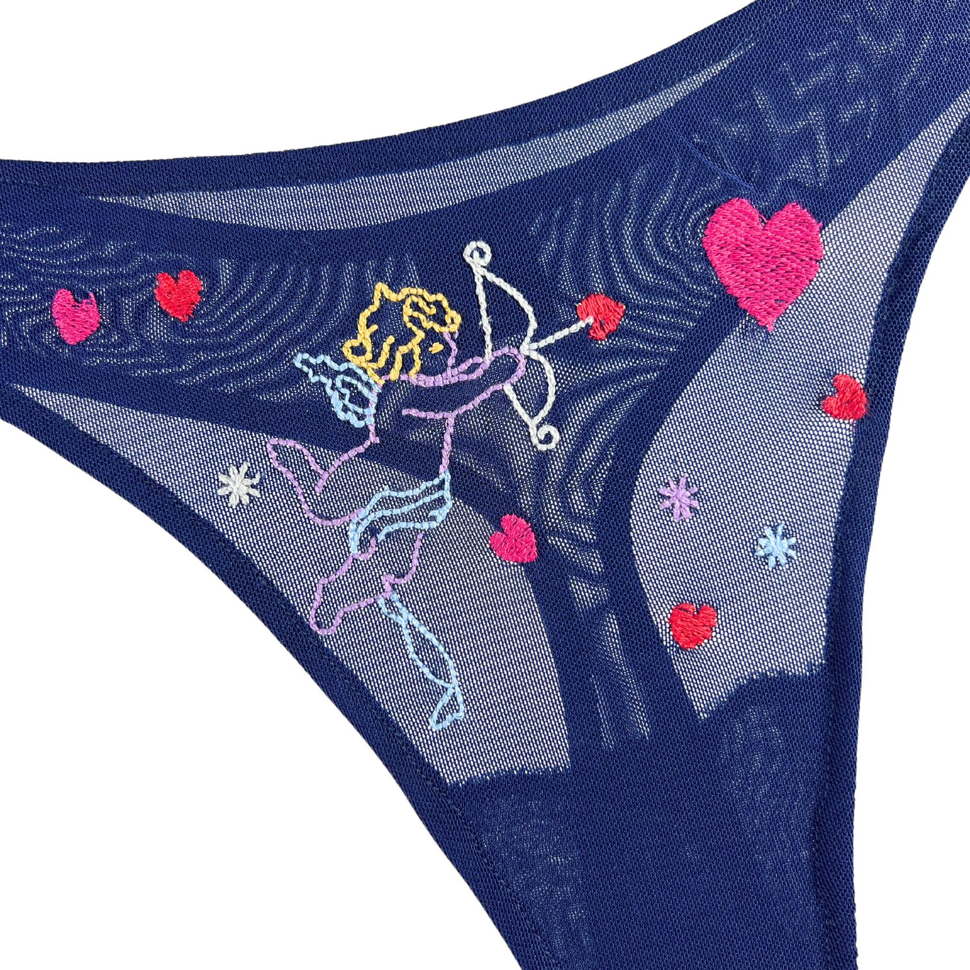 Only Hearts Angel Baby Cupid Vintage Thong - Pacific