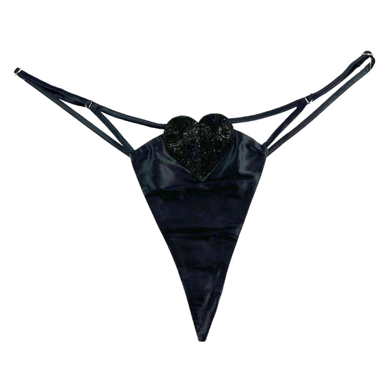 Load image into Gallery viewer, Fleur du Mal Queen Of Hearts Thong
