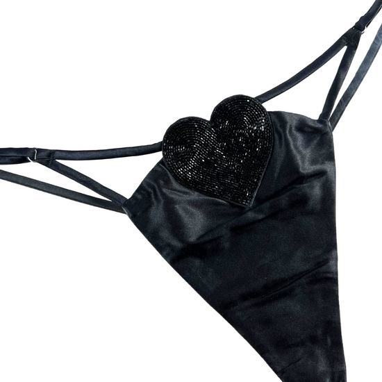 Fleur du Mal Queen Of Hearts Thong