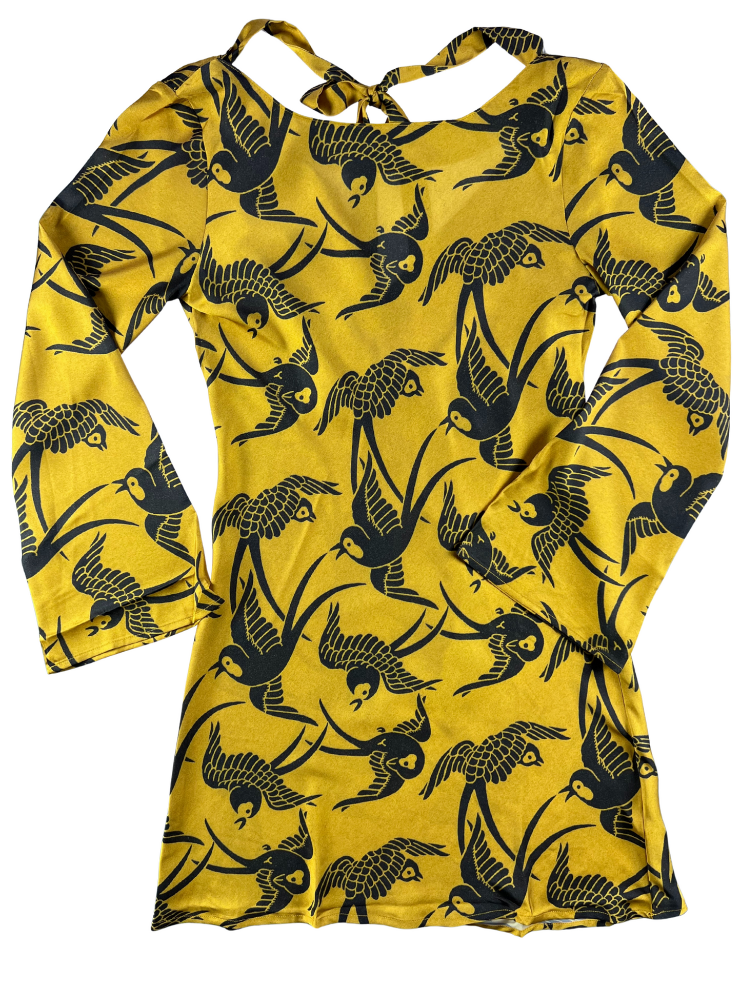 Kilo Brava Cowl Back Mini Dress