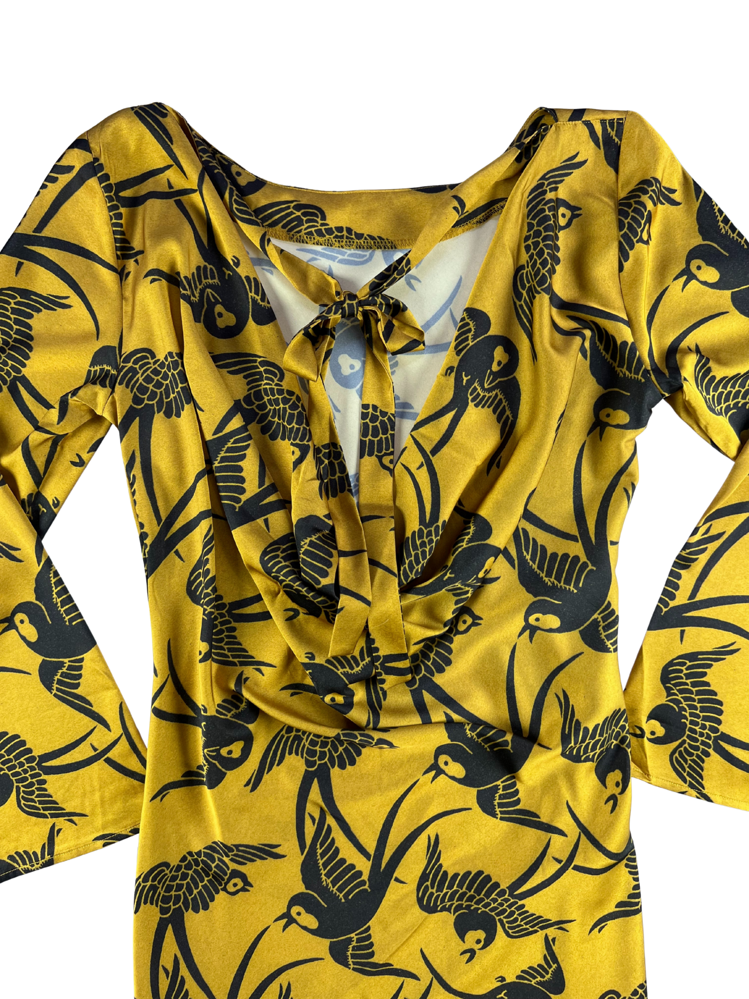 Kilo Brava Cowl Back Mini Dress