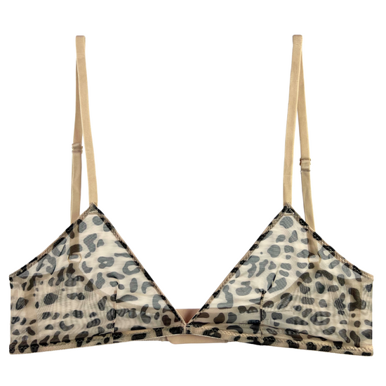 Mai Petit Lulu Cheetah Triangle Bralette
