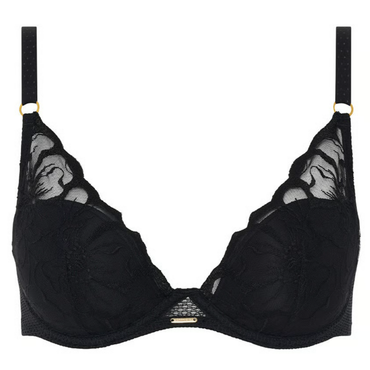 Chantelle Fleurs Plunging T-Shirt Bra