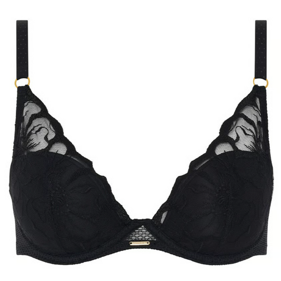 Chantelle Fleurs Plunging T-Shirt Bra