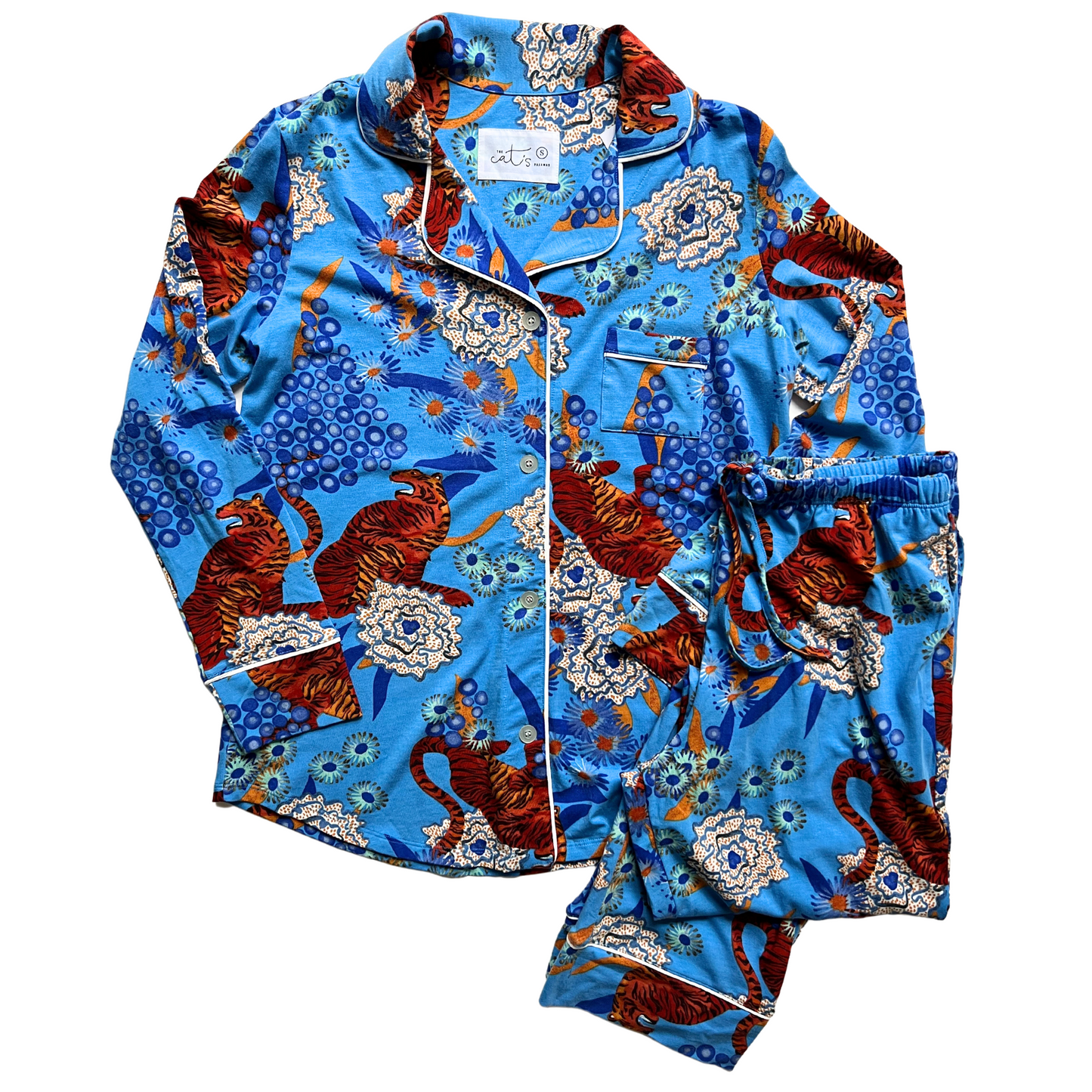 The Cat's Pajamas Tigress Pima Knit Pajama