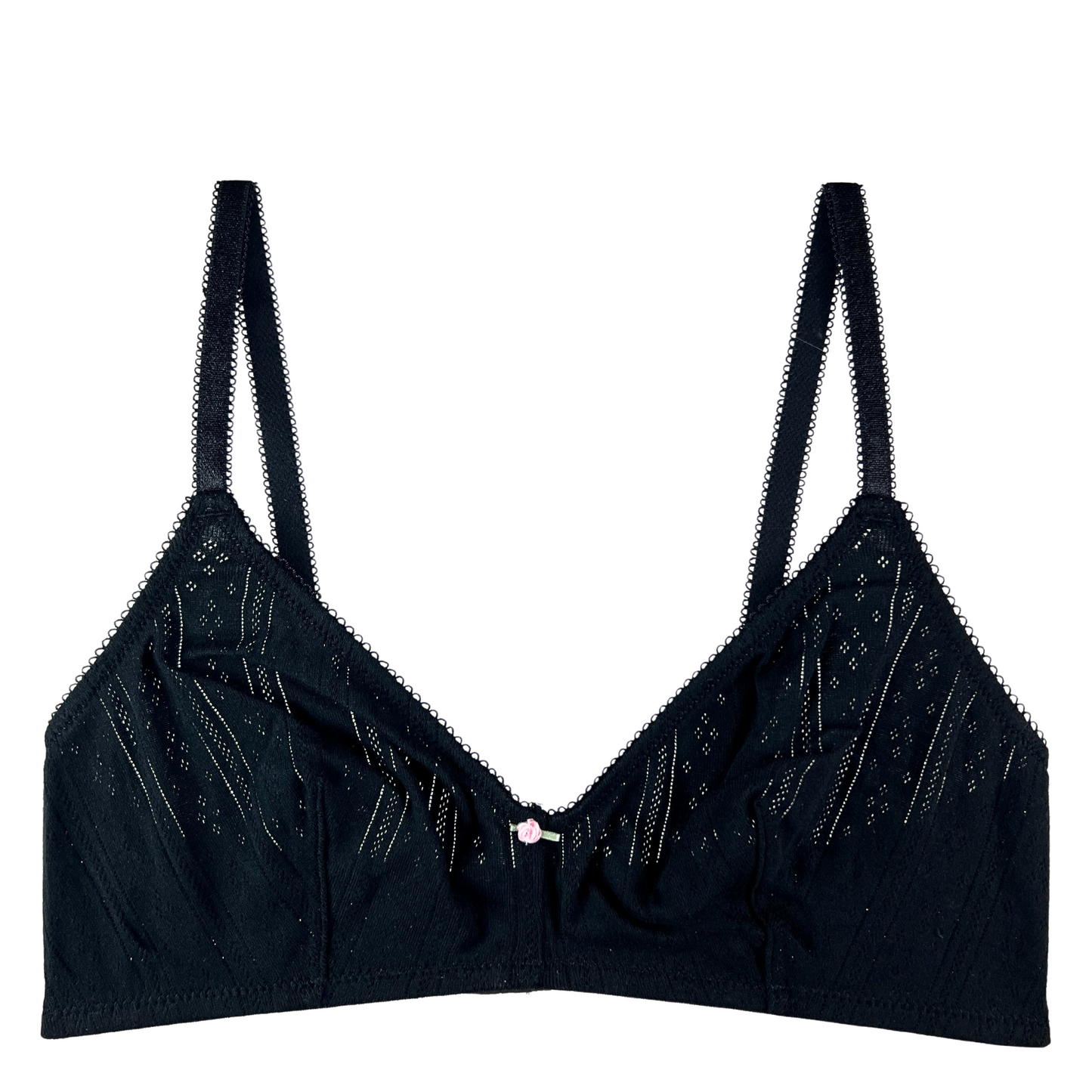 Load image into Gallery viewer, Blush Dream Cotton Pointelle Bralette
