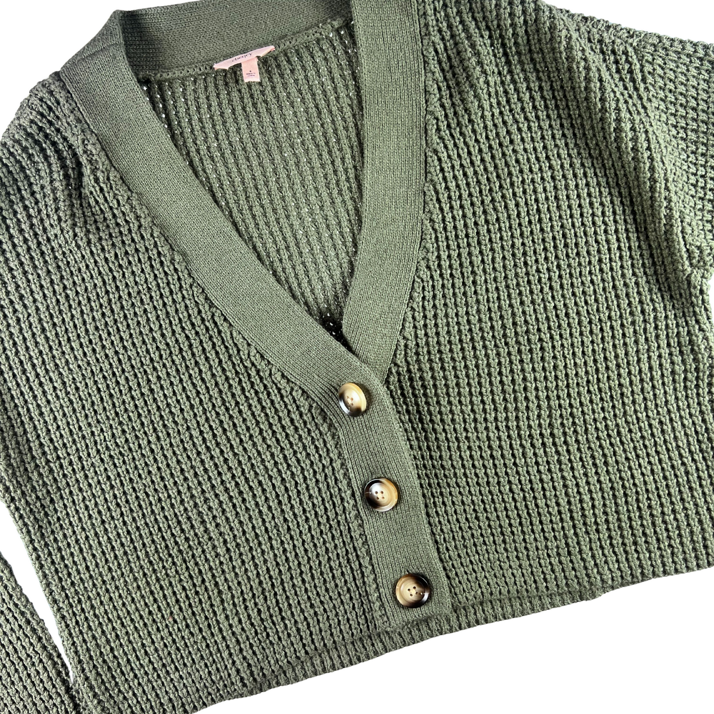 Eberjey Recycled Sweater Cropped Cardigan
