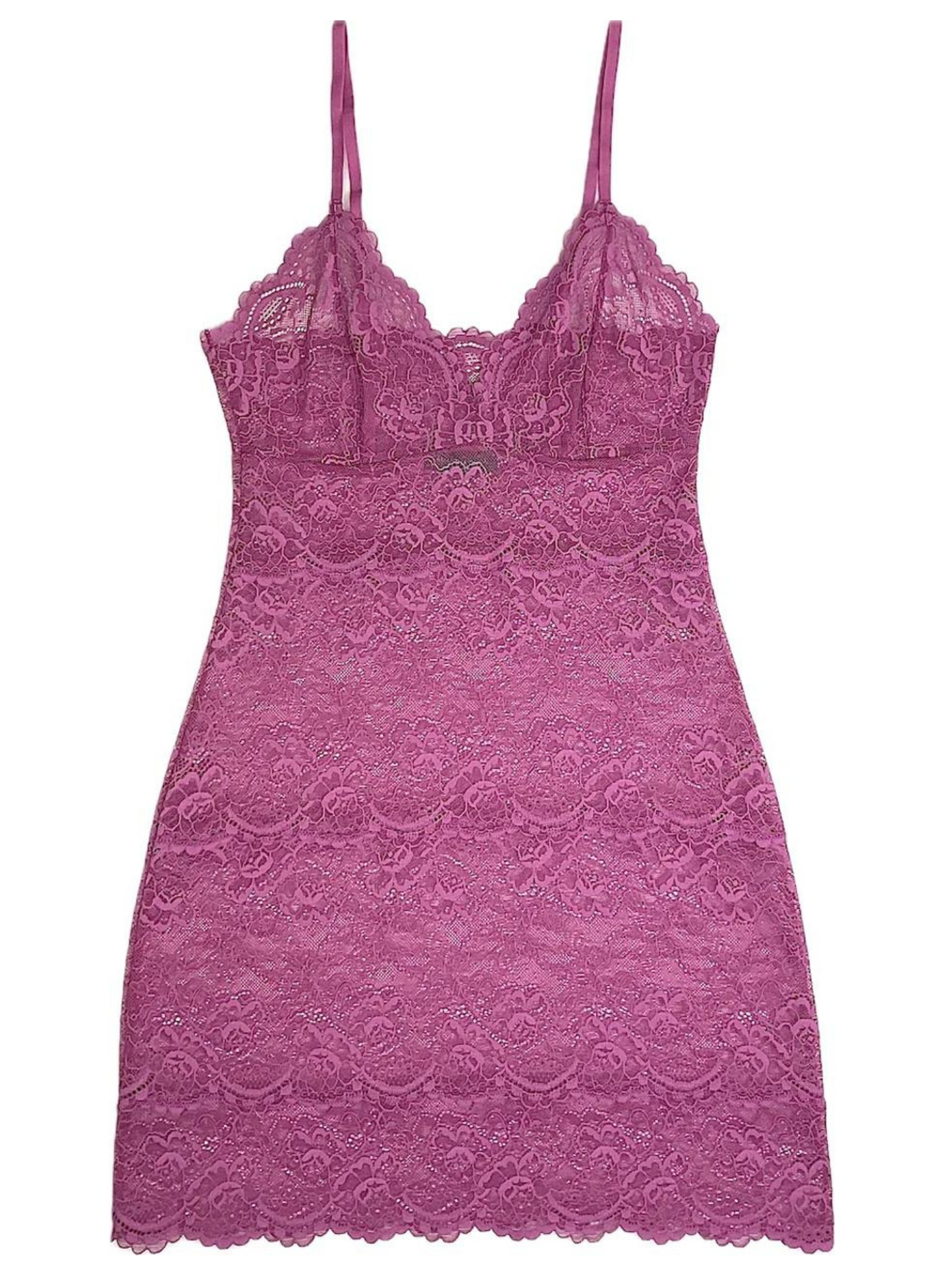 Samantha Chang All Lace Chemise - Orchid