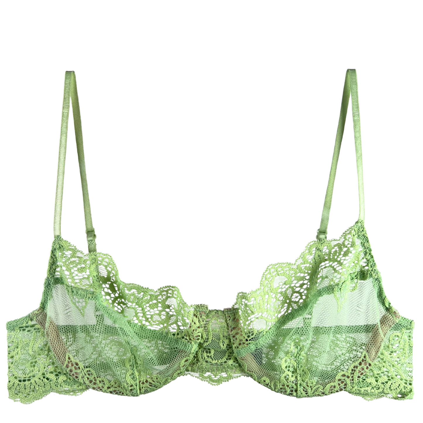 Only Hearts So Fine Lace Underwire Bra - Cucumber