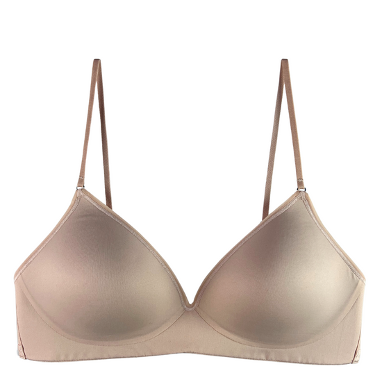 Load image into Gallery viewer, On Gossamer Next To Nothing Micro Wireless Bra - Champagne
