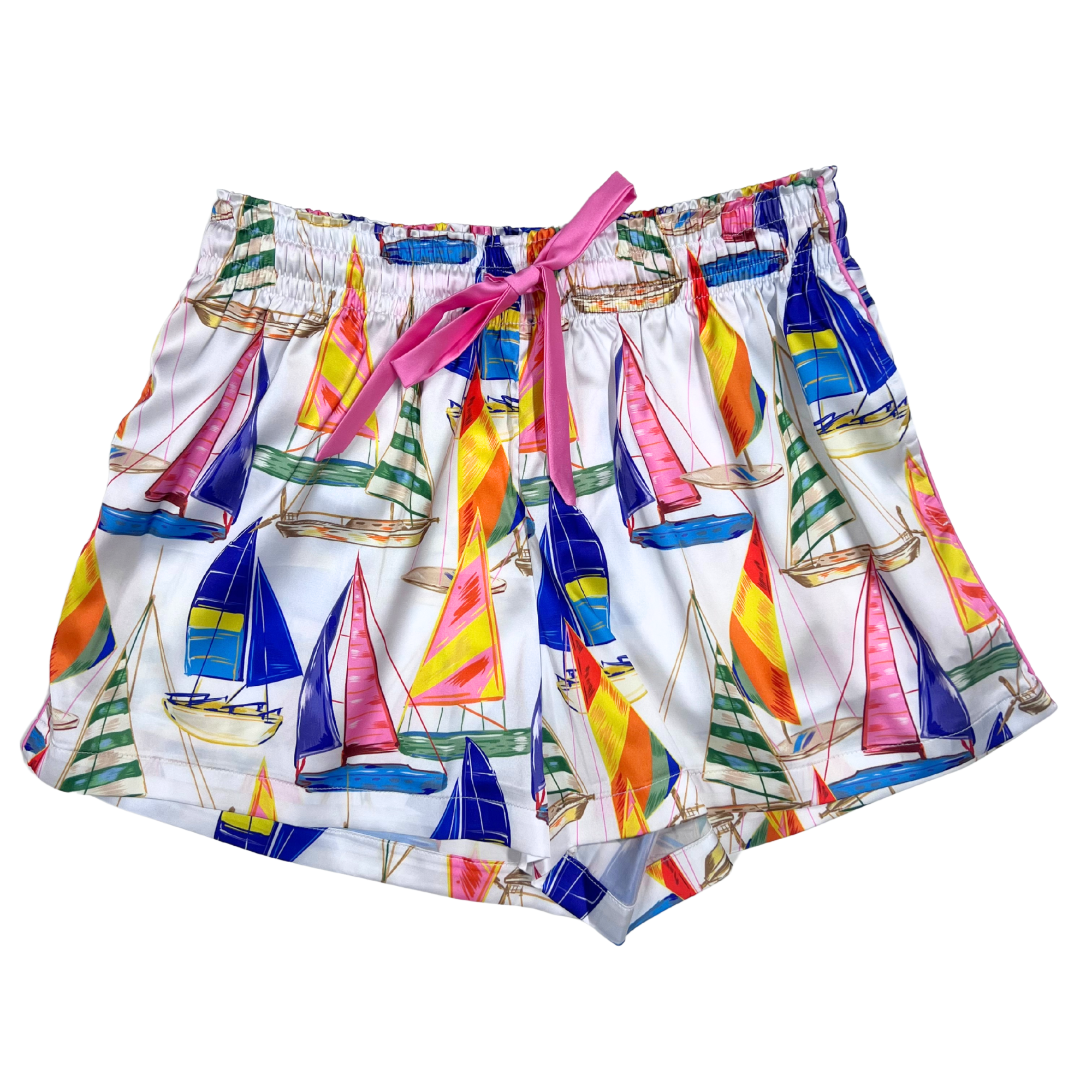 Kilo Brava Satin Sail Away Short PJ Set