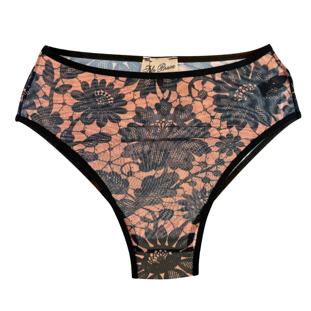 Kilo Brava Stretch Battenberg Lace High Waist Bikini