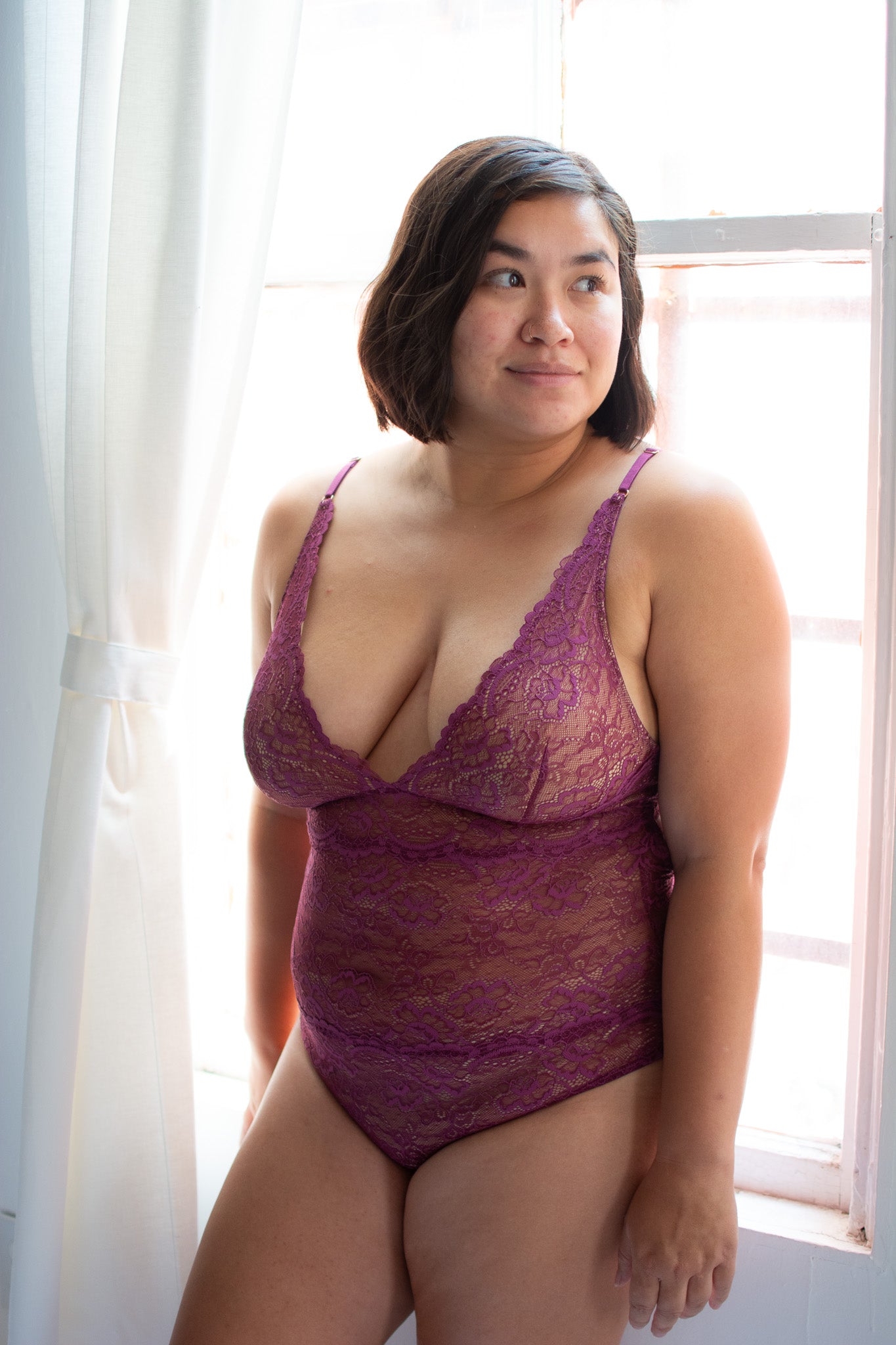 Samantha Chang All Lace Bodysuit