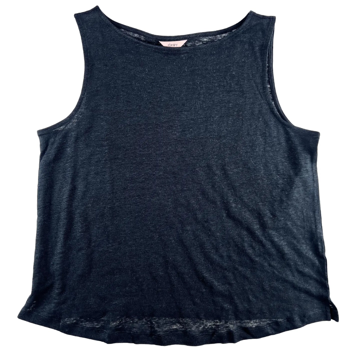 Black tank top on a white background