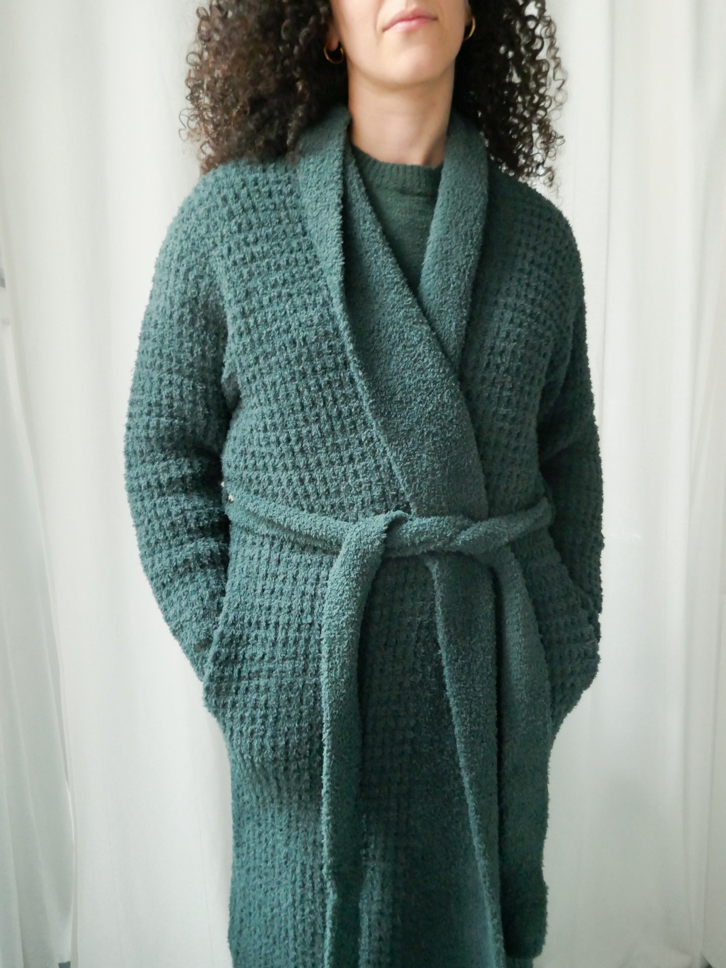 Eberjey Recycled Boucle Waffle Robe