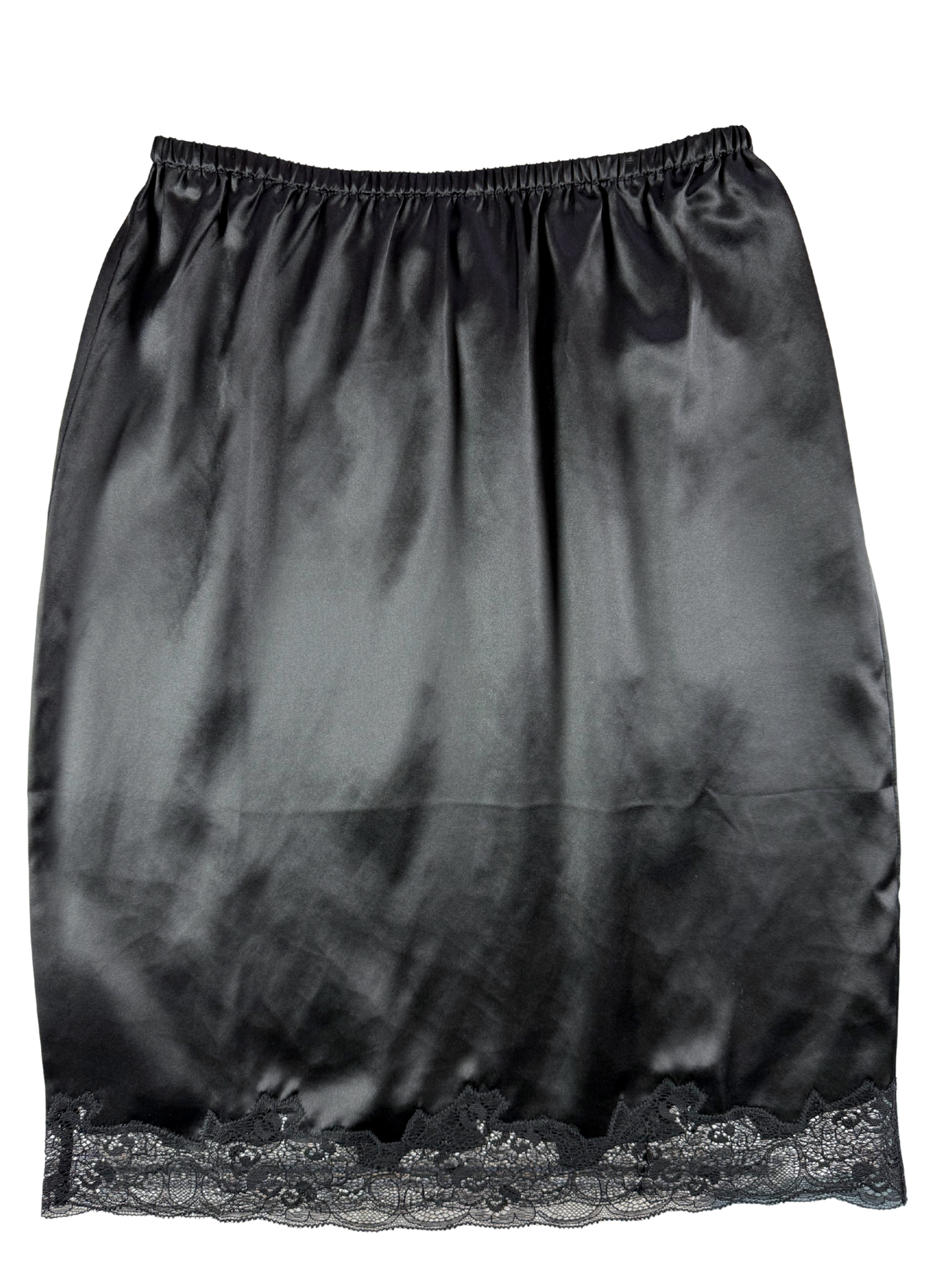 Only Hearts Silk Charmeuse Knee Length Skirt