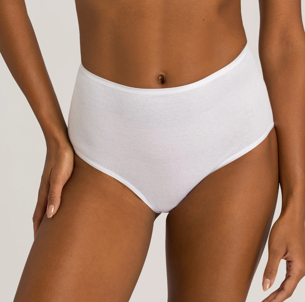 white underwear on model