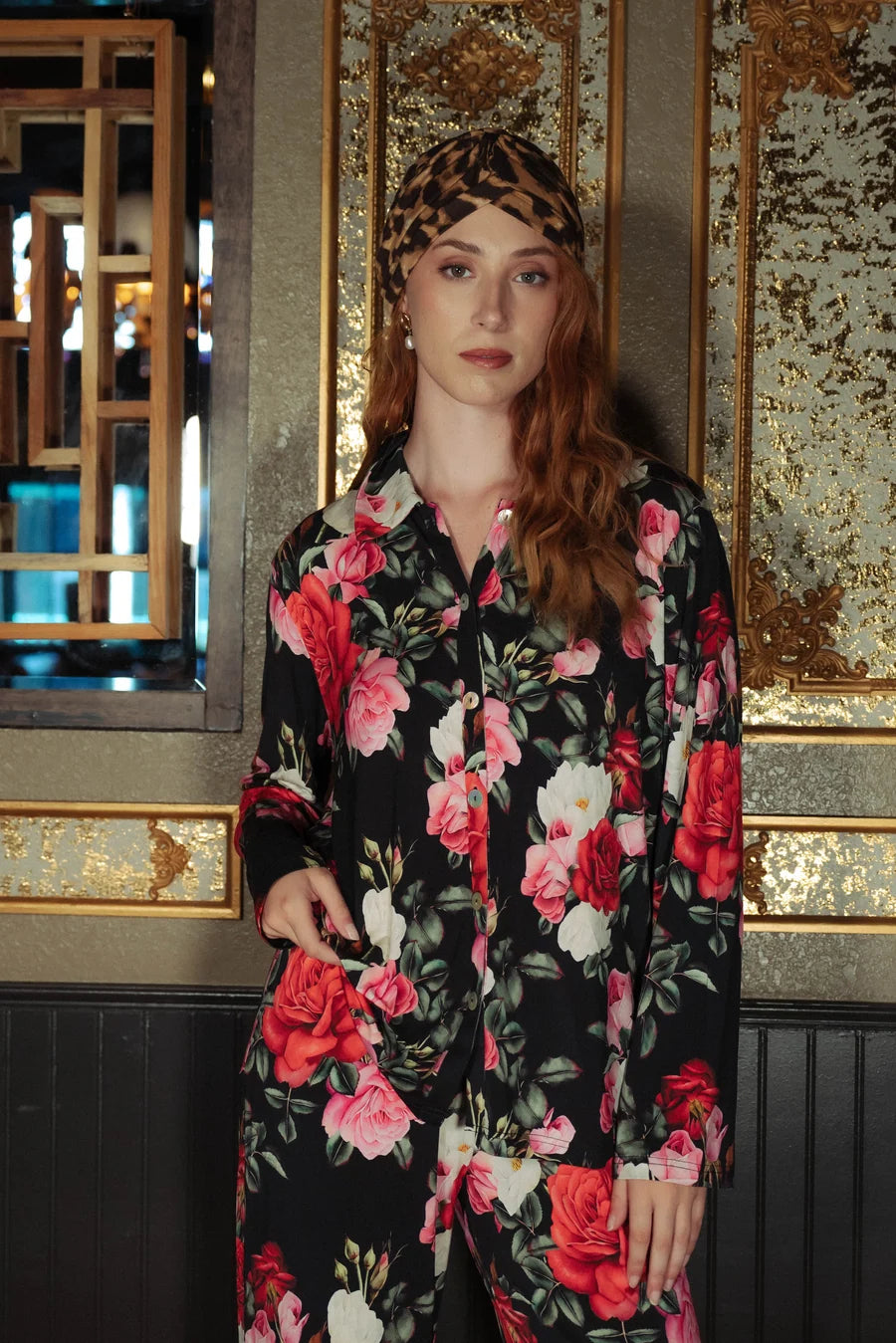 Kilo Brava Modal Floral Long PJ Set