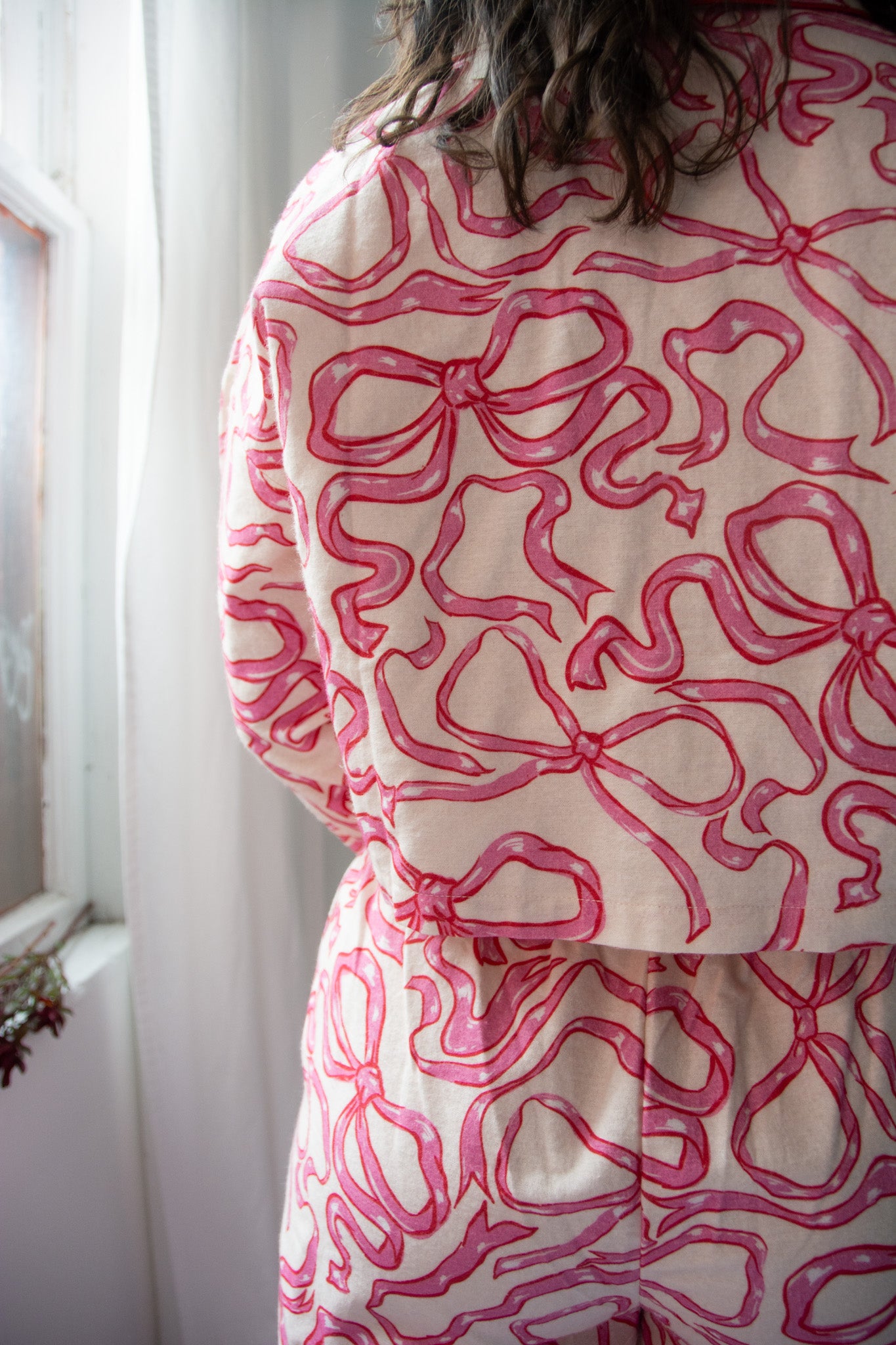 Kilo Brava Flannel Crop Top Long PJ Set