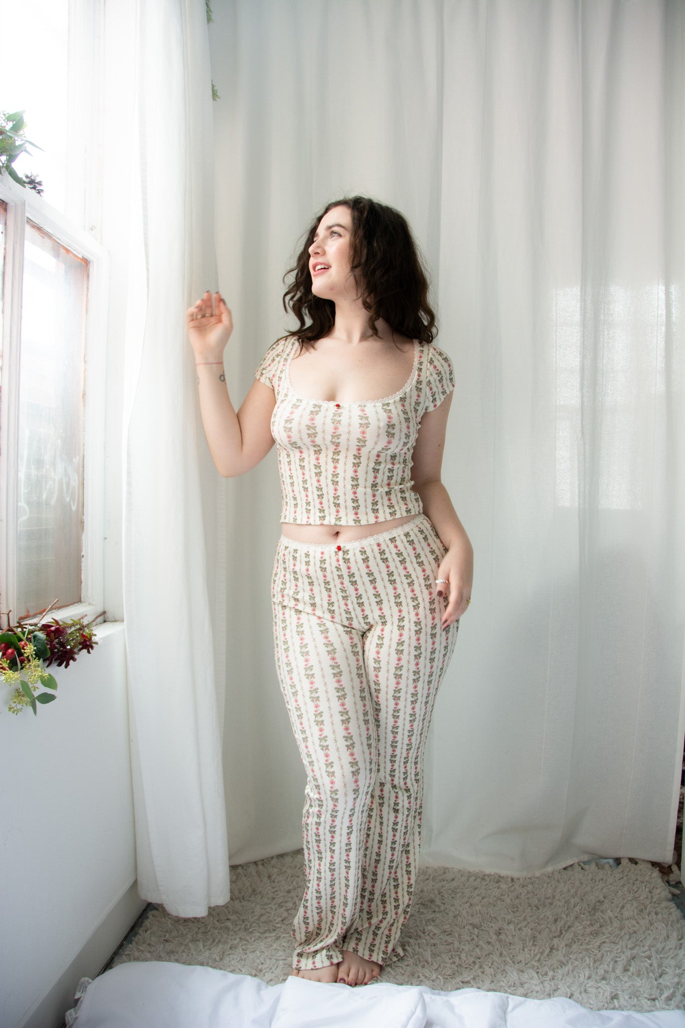 Kilo Brava Modal Rib Cap Sleeve Top