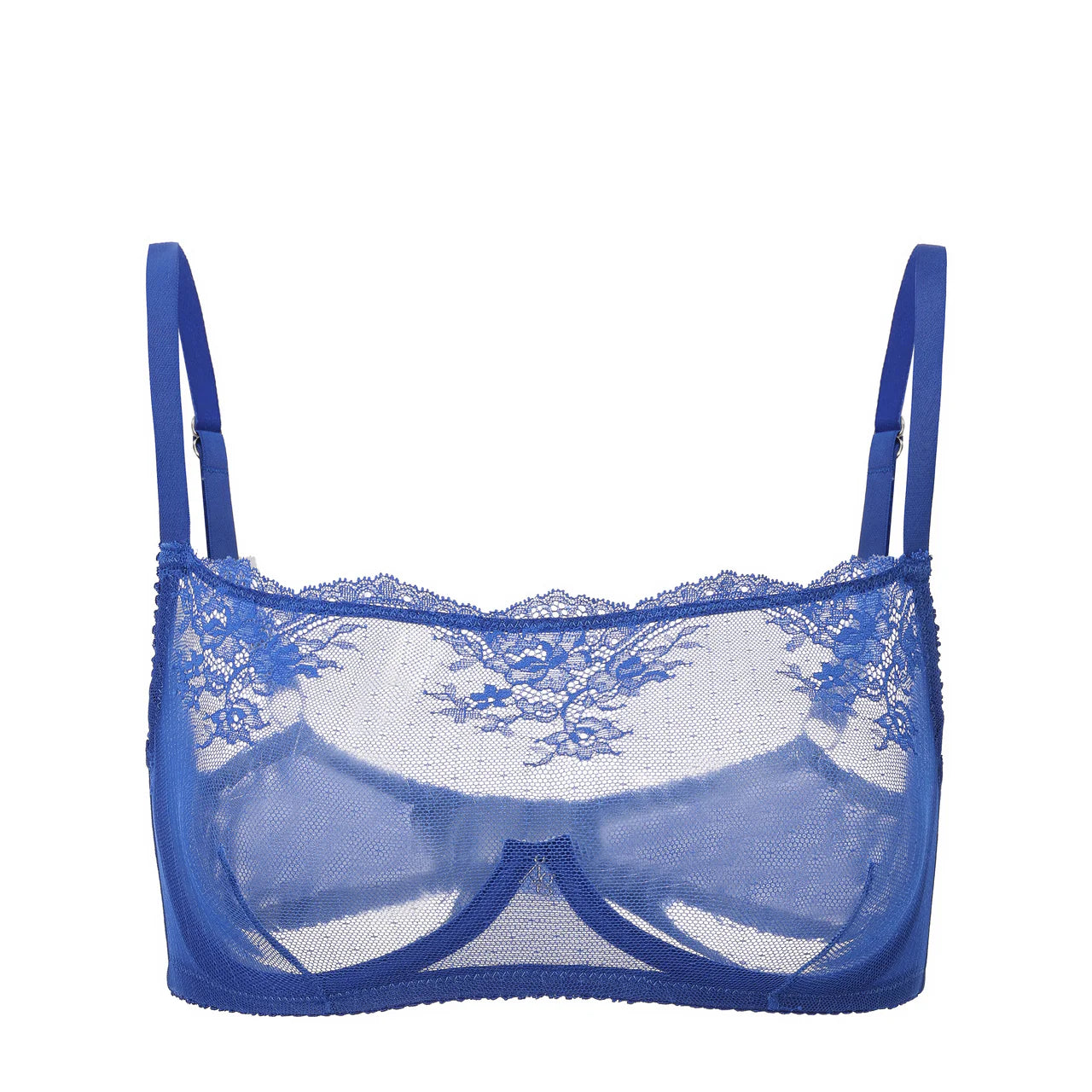 Amour d'Agnette Kim High Neck Sheer Lace Underwire Bra