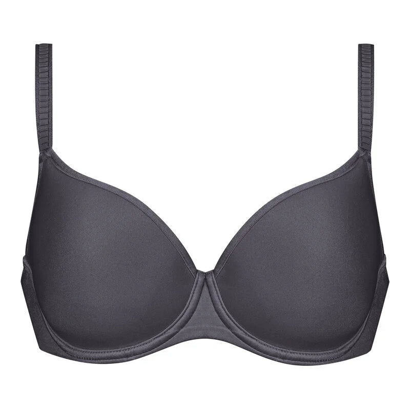 Black bra on a white background