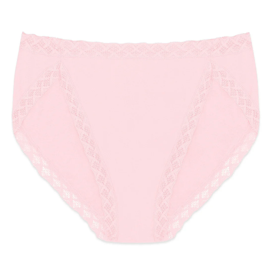 pink underwear on white