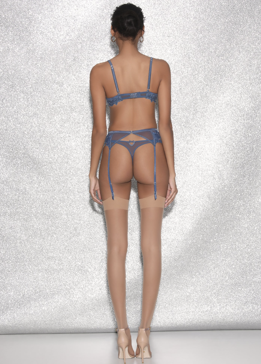 Load image into Gallery viewer, Fleur du Mal Lily Embroidery Hipster Thong

