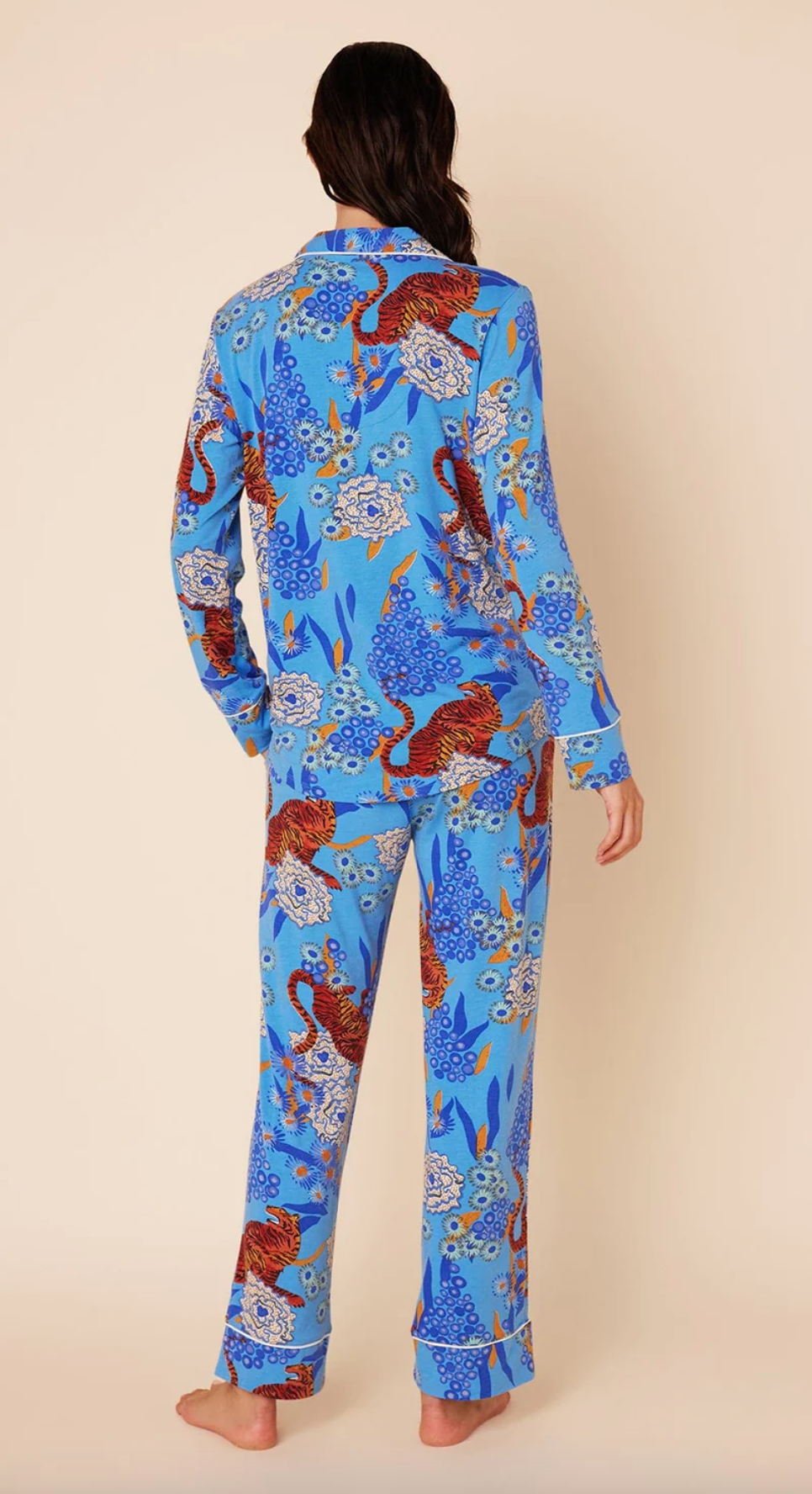 The Cat's Pajamas Tigress Pima Knit Pajama