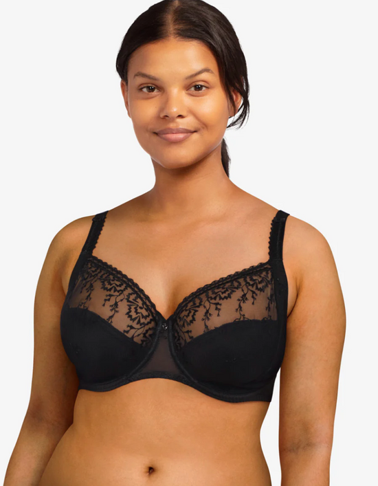 Load image into Gallery viewer, Chantelle Every Curve Full Coverage Unlined Bra - Black

