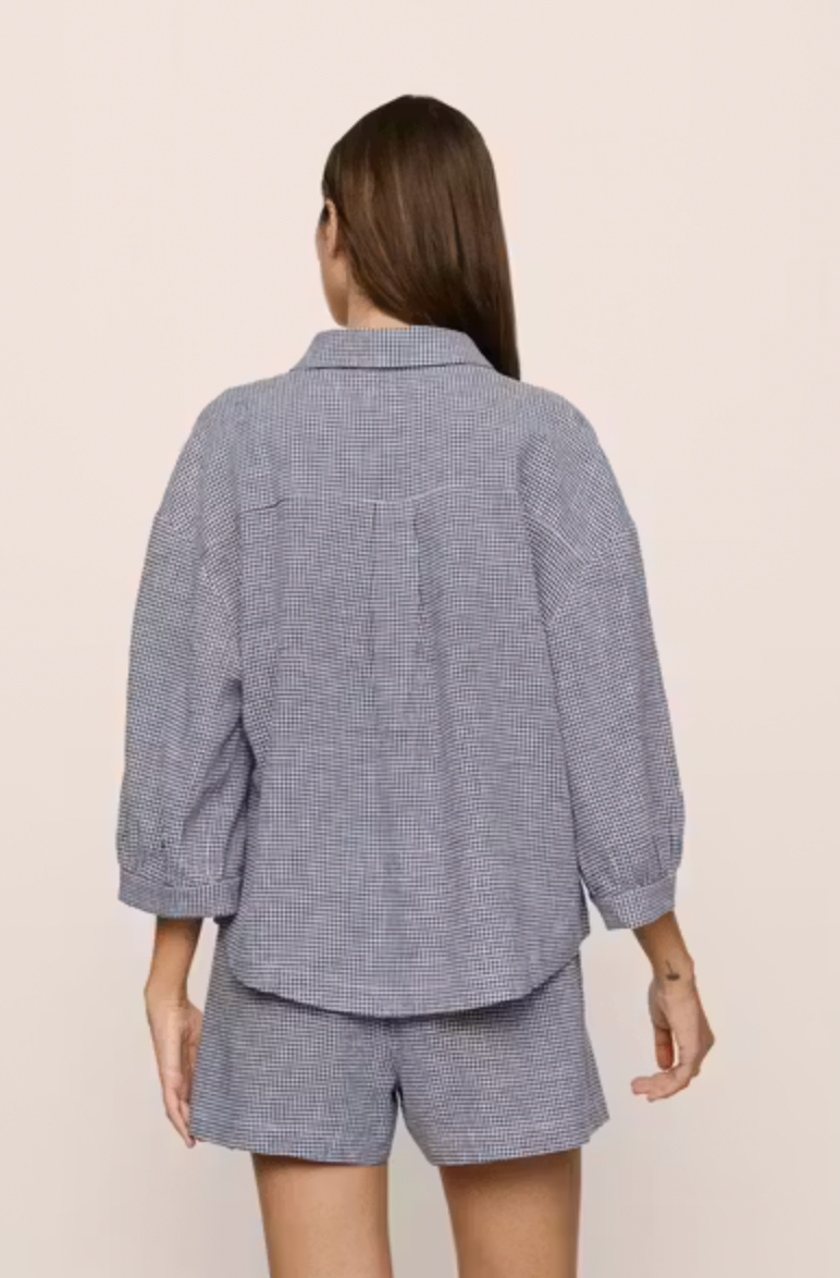 Eberjey Linen Blend Relaxed Sleeve Top