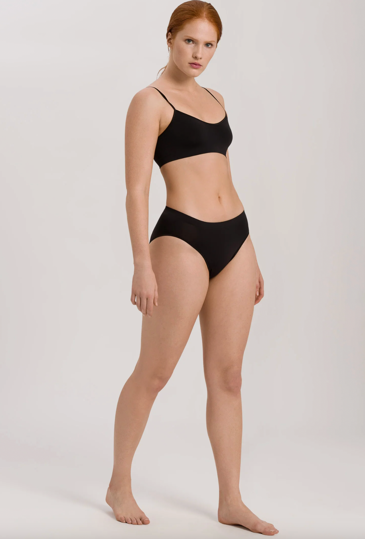 Hanro Touch Feeling Spaghetti Crop Top