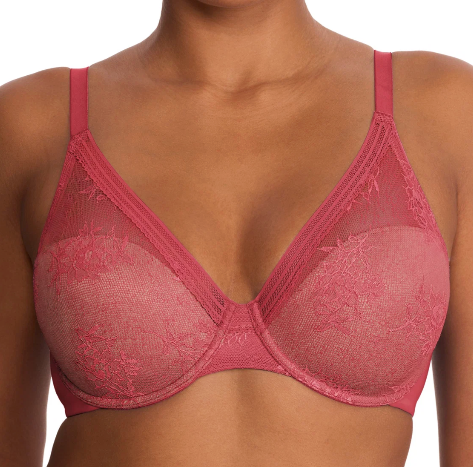 Natori Love Lace Full Coverage Plunge T-Shirt Bra