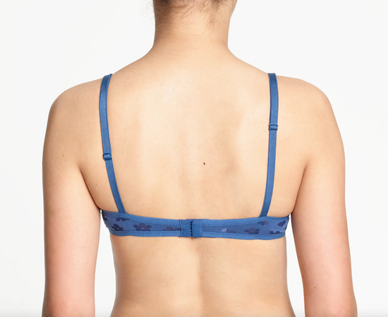 Yasmine Eslami Ava Denim Underwire Bra