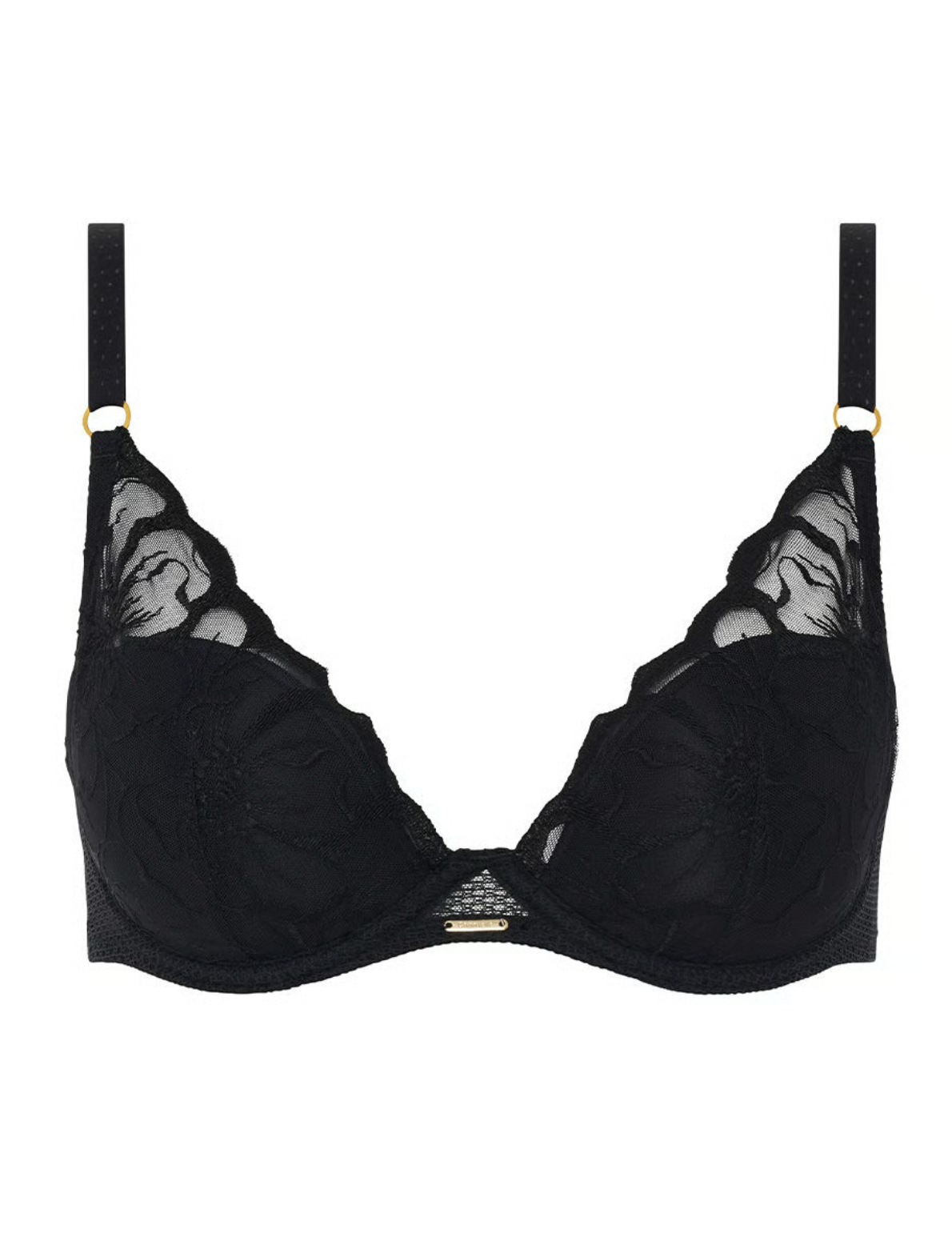 Chantelle Fleurs Plunging T-Shirt Bra