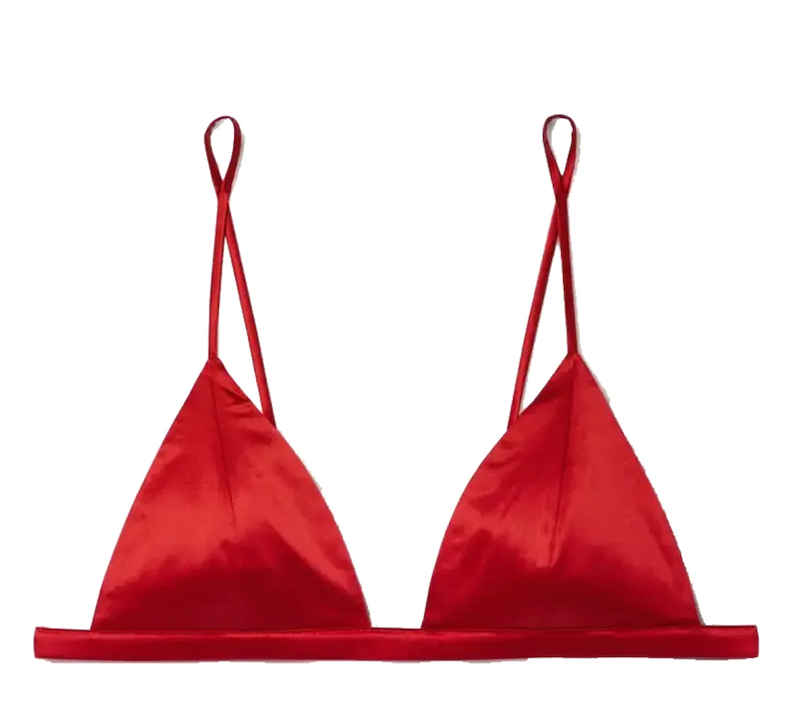 Fleur du Mal Luxe Triangle Bra