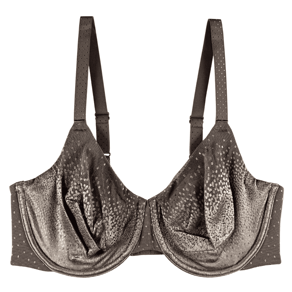 Wacoal Back Appeal full cup bra in cappuccino, front close-up on a white background.