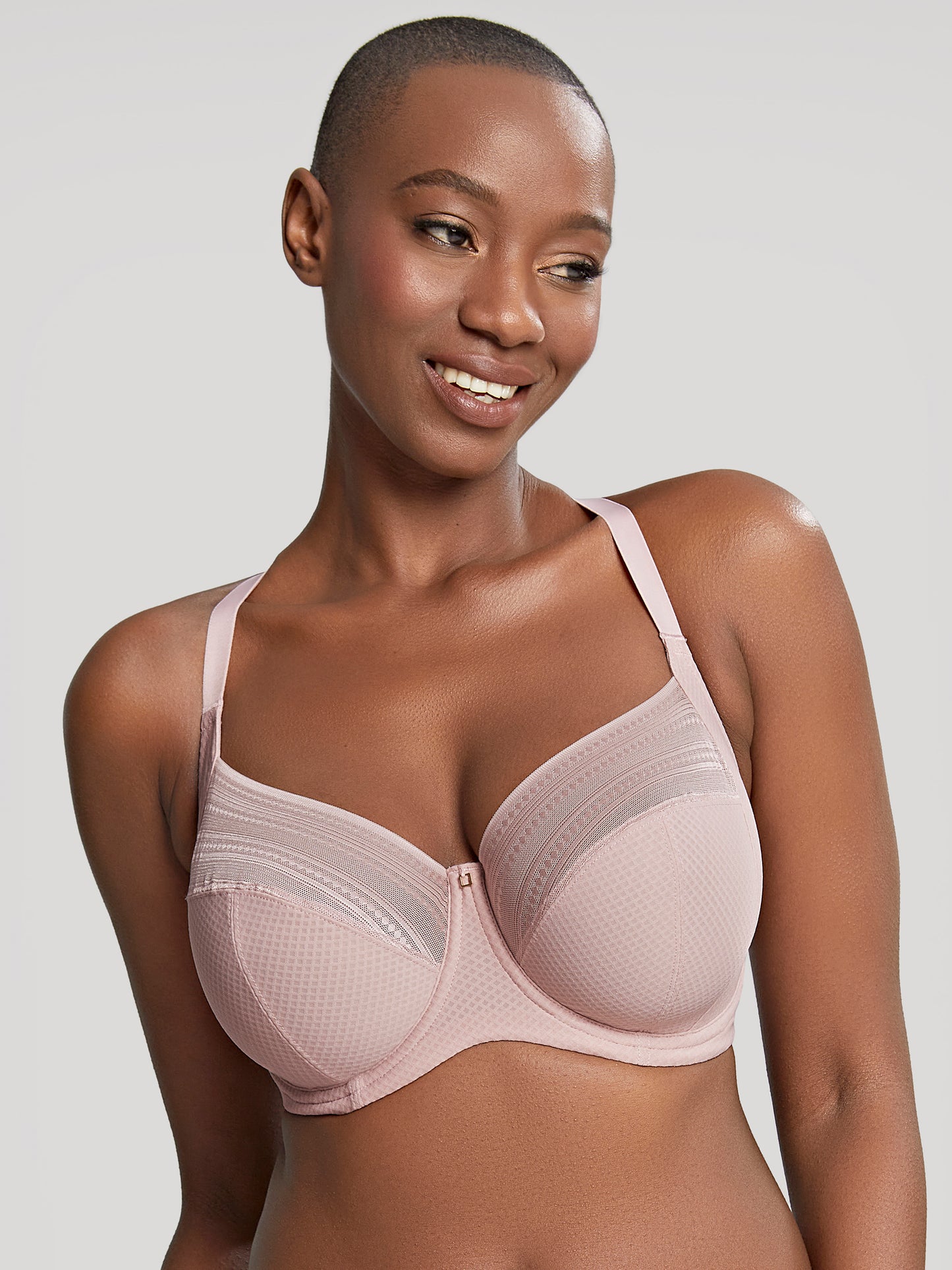 34E Bra Size in E Cup Sizes White by Panache Convertible and