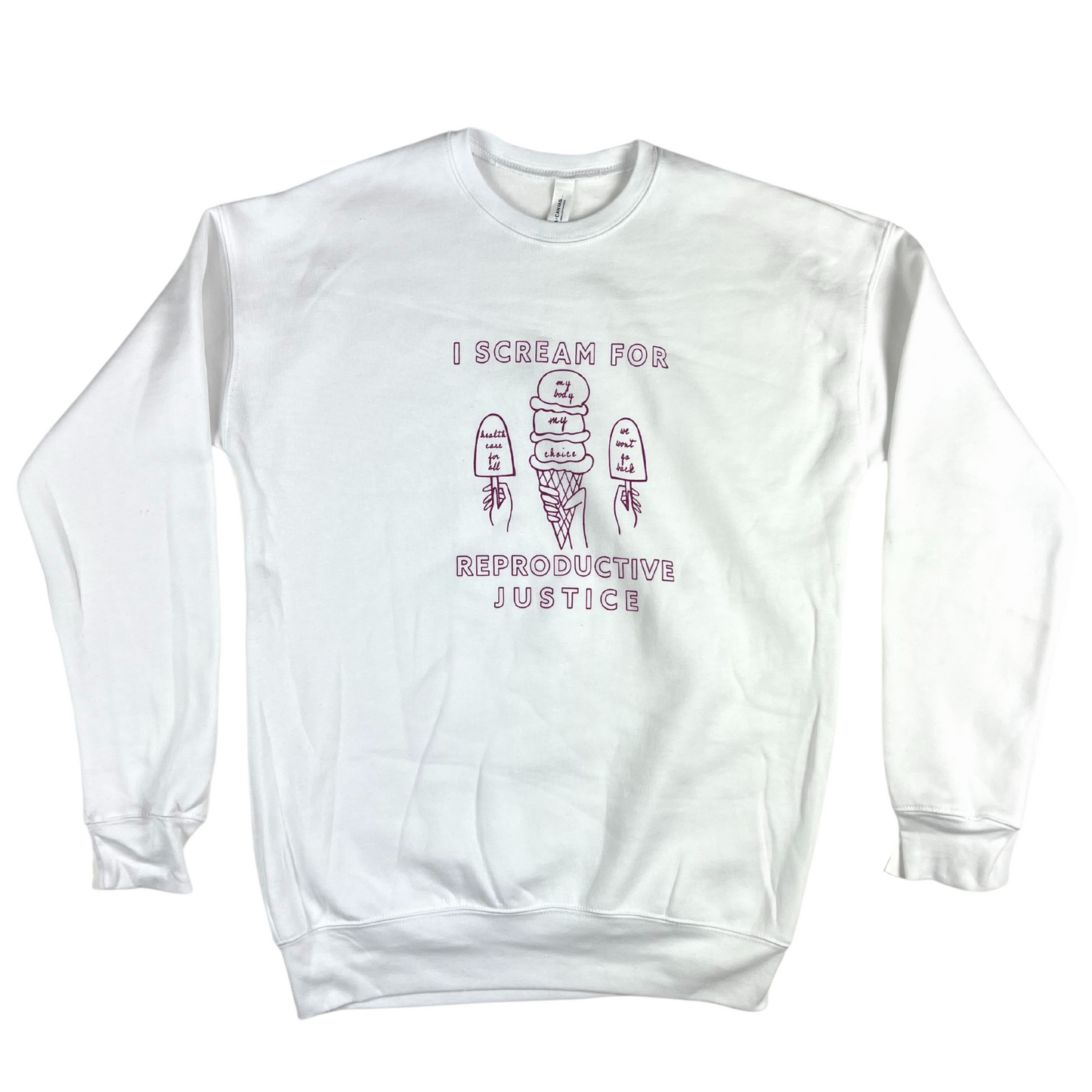 Ice Cream for Reproductive Justice Crewneck