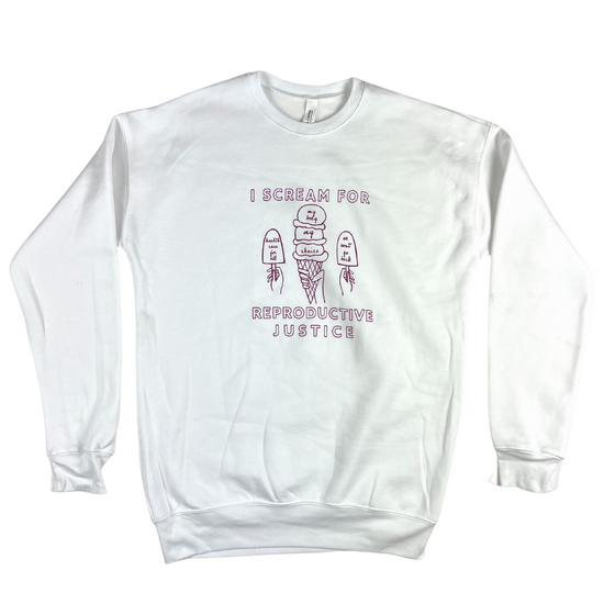 Load image into Gallery viewer, Ice Cream for Reproductive Justice Crewneck
