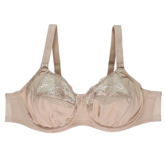 Elomi Morgan Stretch Lace Banded Underwire Bra in Sahara